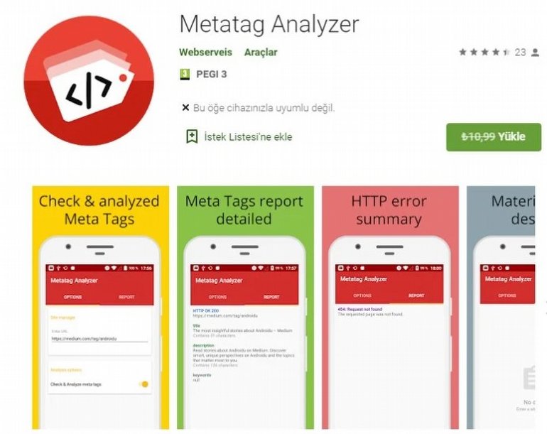 metatag analyzer
