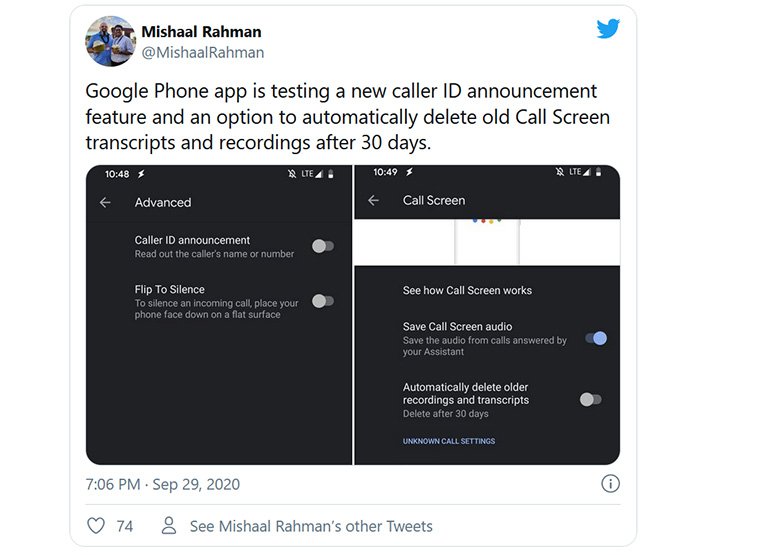 Google Phone Uygulamasına Önemli Yenilikler ve Özellikler Geliyor