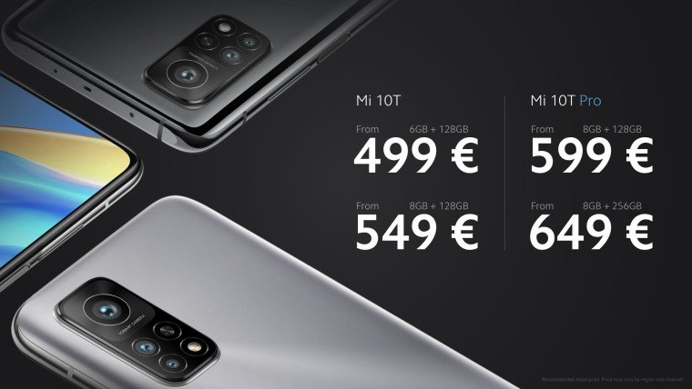 Xiaomi Mi 10T ve Xiaomi Mi 10T Pro Tanıtıldı