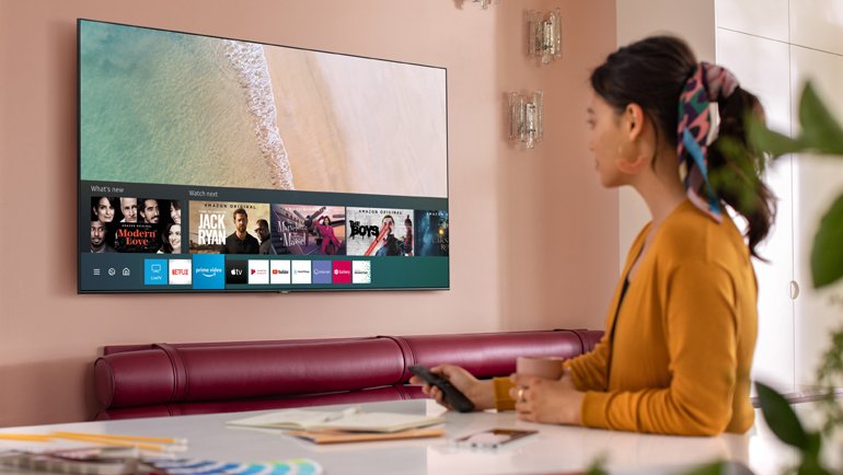 Samsung Q60T QLED 4K UHD Smart TV 1 Milyar Renk Tonu Sunuyor!