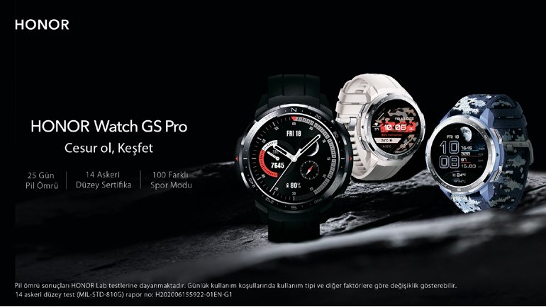 HONOR Watch GS Pro Akıllı Saat Türkiye'de!