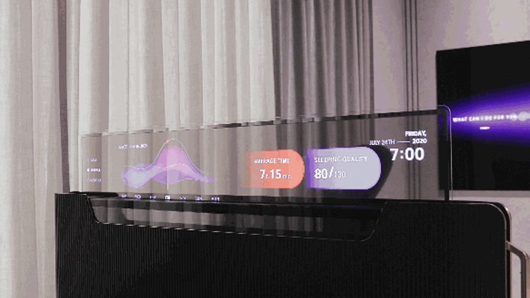 LG, Yatağımızla Entegre Olabilen, Şeffaf Bir TV Geliştiriyor