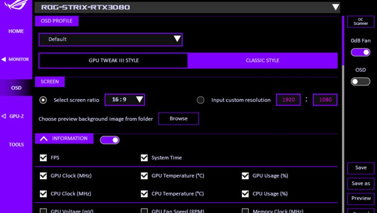 ASUS, GPU Tweak III İçin Açık Beta Programını Duyurdu
