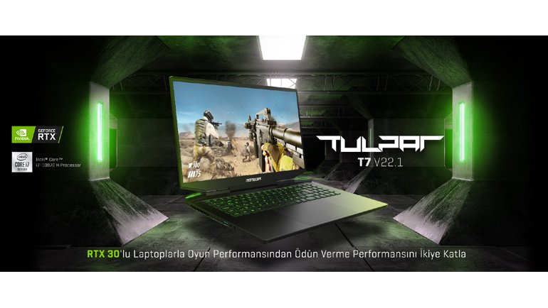 NVIDIA GeForce RTX 30 GPU'lu Tulpar T5 ve Tulpar T7 Satışa Çıktı!