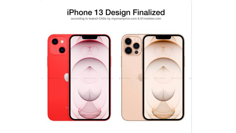 iPhone 13 ve iPhone 13 Pro'nun Muhtemel Final Tasarımı Sızdı