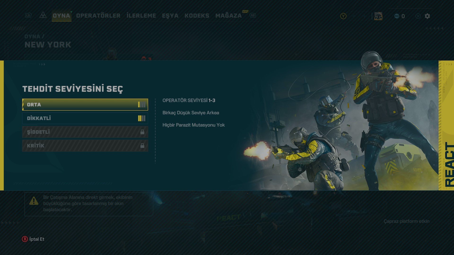 Tek tabanca oynamak da mümkün