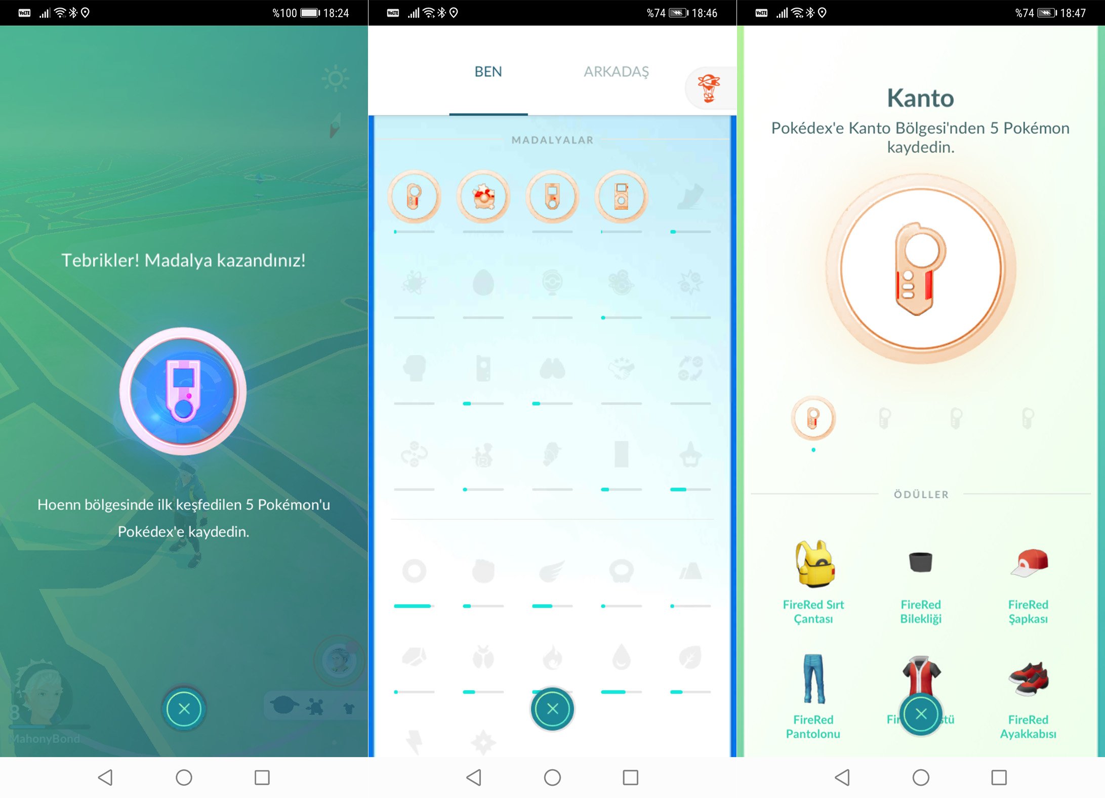Pokémon Go'da Madalya Nasıl Kazanılır?