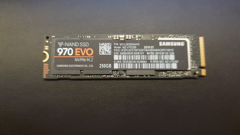 Samsung 970 EVO kaç GB?