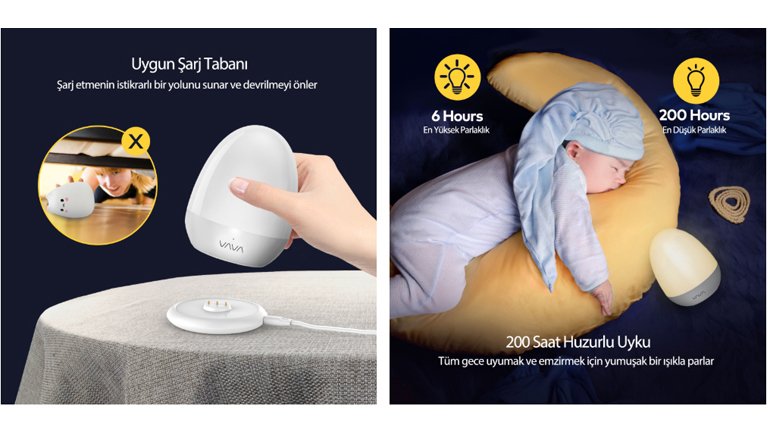 İki Farklı Renk Seçeneği ve Pratik Kullanım